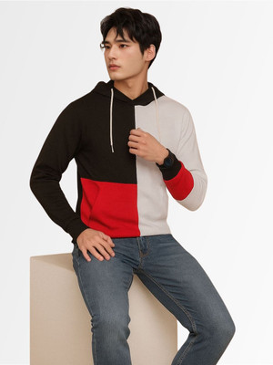 HouseOfCommon Full Sleeve Color Block Men Sweatshirt