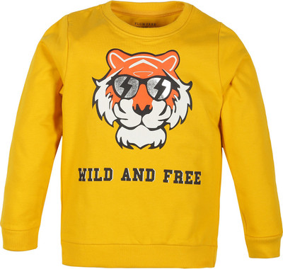 Plum Tree Full Sleeve Graphic Print Boys Sweatshirt