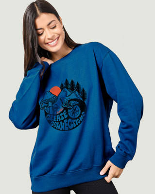 AOOSH Full Sleeve Graphic Print Women Sweatshirt