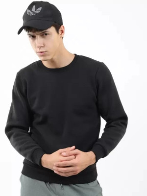 R Creation Full Sleeve Solid Men Sweatshirt