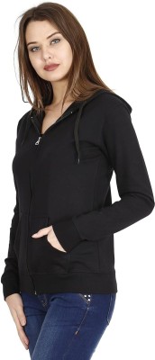 Datalact Full Sleeve Solid Women Sweatshirt