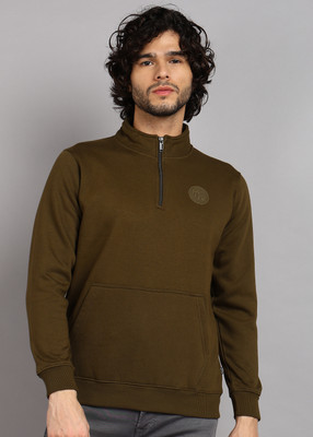 KILLER Full Sleeve Solid Men Sweatshirt