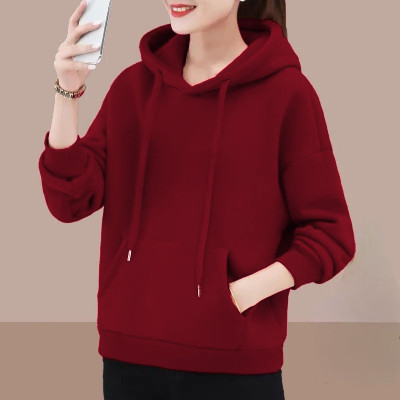 deslizar Full Sleeve Solid Women Sweatshirt