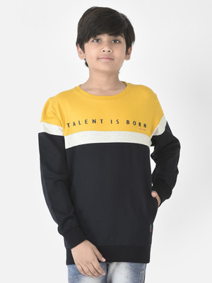 CRIMSOUNE CLUB Full Sleeve Printed Boys Sweatshirt