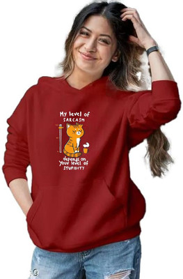 Wellvery Full Sleeve Printed Women Sweatshirt