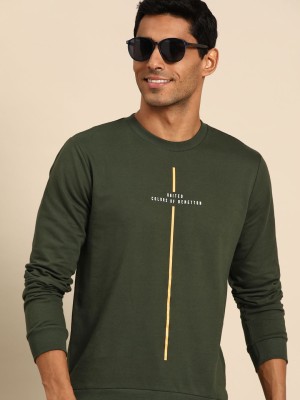 United Colors of Benetton Full Sleeve Solid Men Sweatshirt