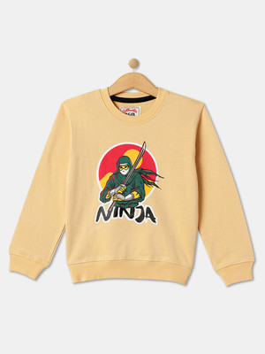 R&B Full Sleeve Graphic Print Boys Sweatshirt