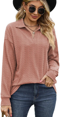 Mauli Clothing Store Full Sleeve Self Design Women Sweatshirt