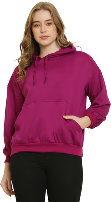 elegance redefined Full Sleeve Solid Women Sweatshirt