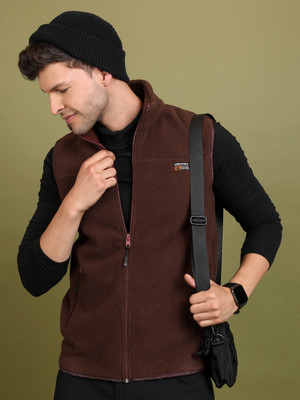 HIGHLANDER Sleeveless Solid Men Sweatshirt