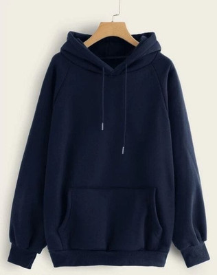 Realglimpse Full Sleeve Solid Women Sweatshirt