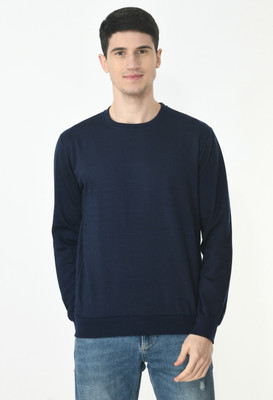 Kaayu Full Sleeve Solid Men Sweatshirt
