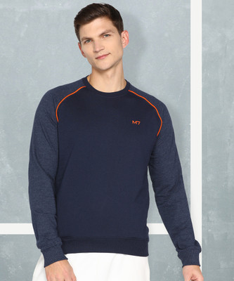 M7 By Metronaut Full Sleeve Solid Men Sweatshirt