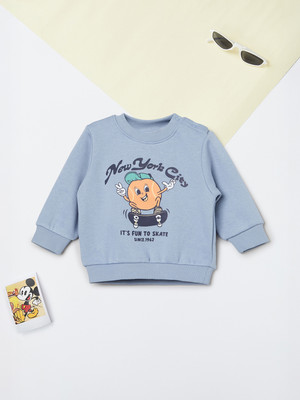 MAX Full Sleeve Printed Baby Boys Sweatshirt