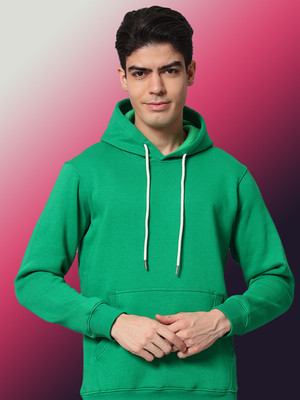 OBAAN Full Sleeve Solid Men Sweatshirt