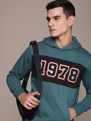 Roadster Full Sleeve Embroidered Men Sweatshirt