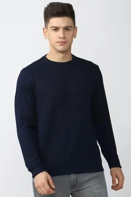 R Creation Full Sleeve Solid Men Sweatshirt