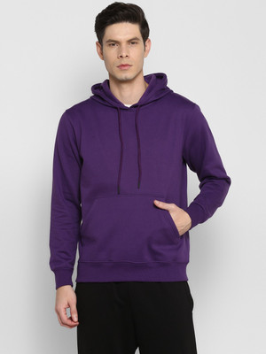 Alan Jones Full Sleeve Solid Men Sweatshirt