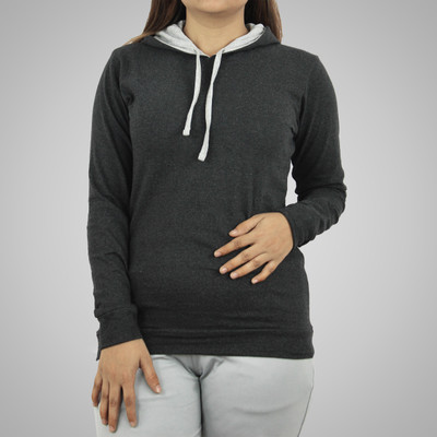 Ayvina Full Sleeve Solid Women Sweatshirt