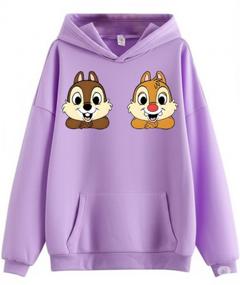 Ericia Full Sleeve Animal Print Men & Women Sweatshirt