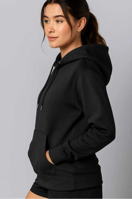 Pwexz Full Sleeve Solid Women Sweatshirt