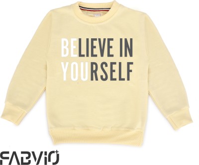 FABVIO PLUS Full Sleeve Graphic Print Boys Sweatshirt