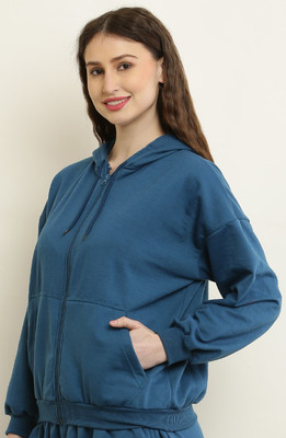 UNIVERSAL ACCESSE Full Sleeve Solid Women Sweatshirt