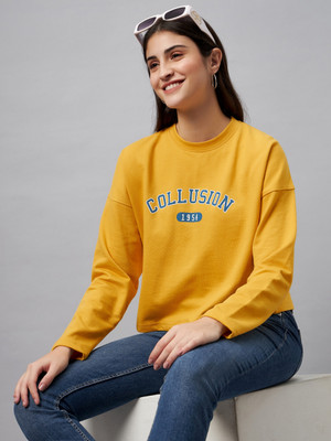 Club York Full Sleeve Printed Women Sweatshirt