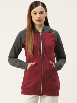 BRINNS Full Sleeve Color Block Women Sweatshirt