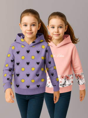 Hellcat Full Sleeve Printed Girls Sweatshirt
