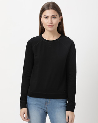 JOCKEY Full Sleeve Solid Women Sweatshirt