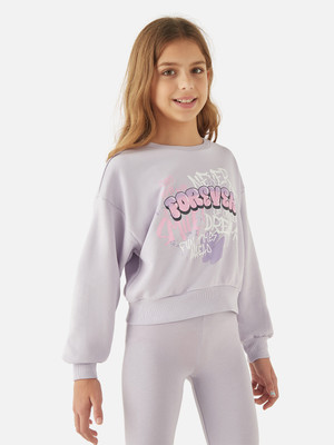 JUNIORS by Babyshop Full Sleeve Printed Girls Sweatshirt