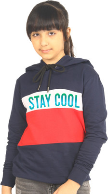 Sportcult Full Sleeve Printed Girls Sweatshirt