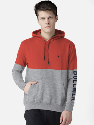 Bullmer Full Sleeve Color Block Men Sweatshirt