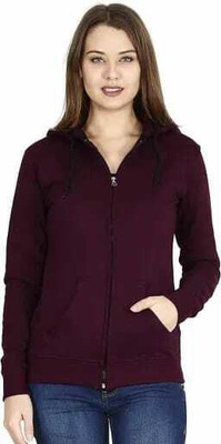 STYLE BEURUA Full Sleeve Solid Women Sweatshirt