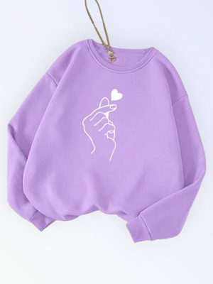 Draxstar Prime Full Sleeve Solid Women Sweatshirt