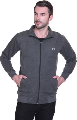 Leebonee Full Sleeve Solid Men Sweatshirt