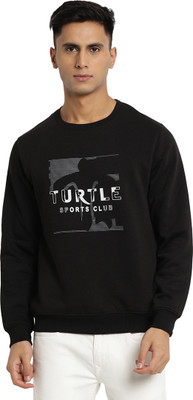 TURTLE Full Sleeve Printed Men Sweatshirt
