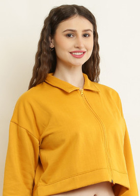 CANIDAE FASHION Full Sleeve Solid Women Sweatshirt