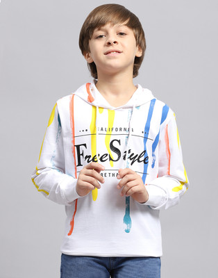 MONTE CARLO Full Sleeve Printed Boys Sweatshirt