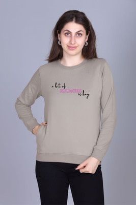 BILBURY Full Sleeve Graphic Print Women Sweatshirt