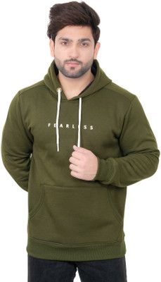 E-MAX Full Sleeve Solid Men Sweatshirt