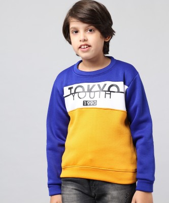 Fit N Fame Full Sleeve Printed Boys Sweatshirt