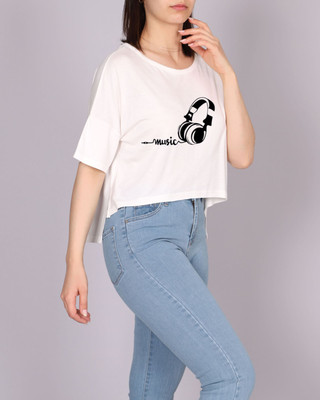 AVSENTERPRISE FASHION Half Sleeve Printed Women Sweatshirt