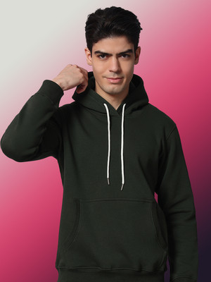 OBAAN Full Sleeve Solid Men Sweatshirt