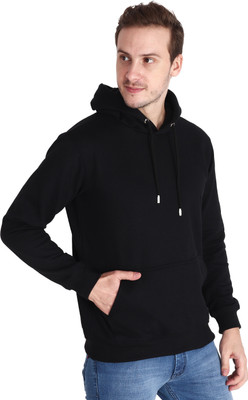 Adam White Full Sleeve Solid Men Sweatshirt