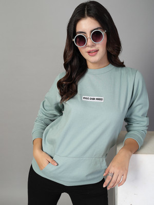 RIGO Full Sleeve Printed Women Sweatshirt