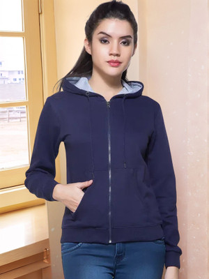 MANIAC Full Sleeve Solid Women Sweatshirt
