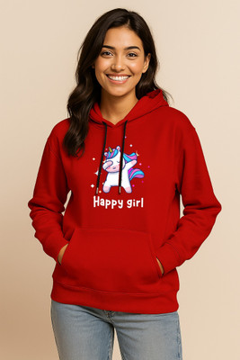 HouseOfCommon Self Design Round Neck Casual Women Red Sweater