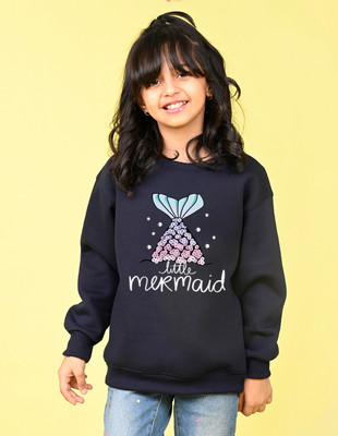 Nusyl Full Sleeve Printed Girls Sweatshirt